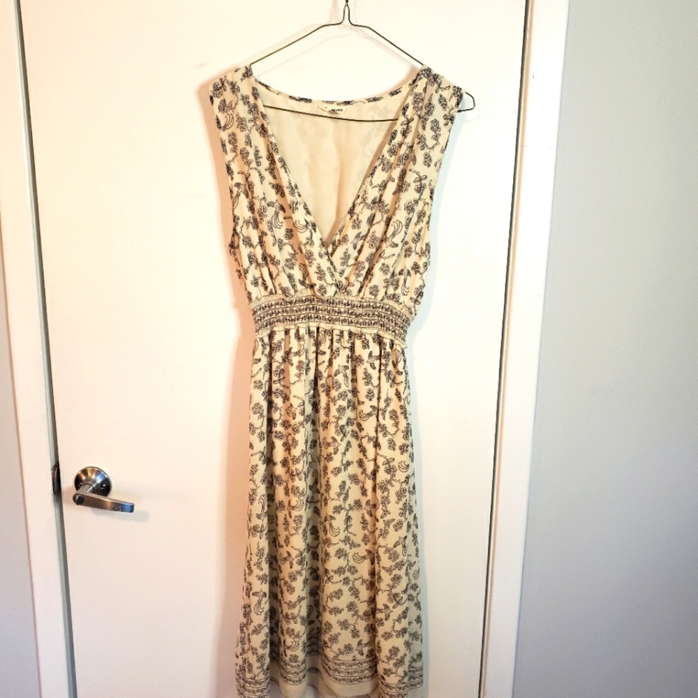 White Floral Dress